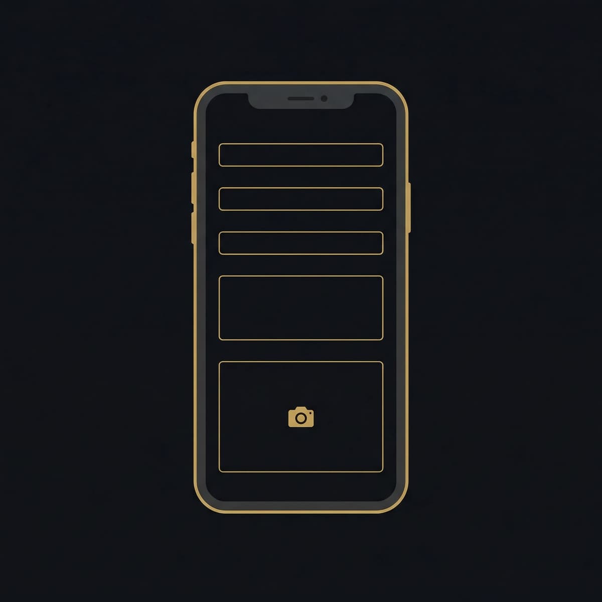 Incident report form on a phone screen with photo attachment